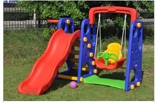 children's garden swings and slides